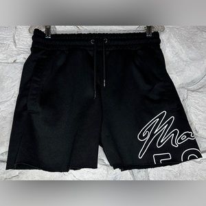 Marc Ecko | Cut & Sew Streetwear Men’s Sweat-Short W/Raw Edge Hemline, Size M